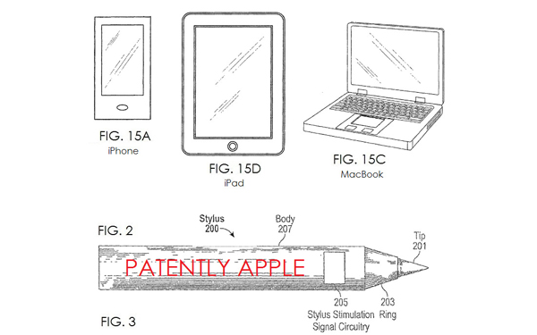Apple запатентовала «умный» стилус