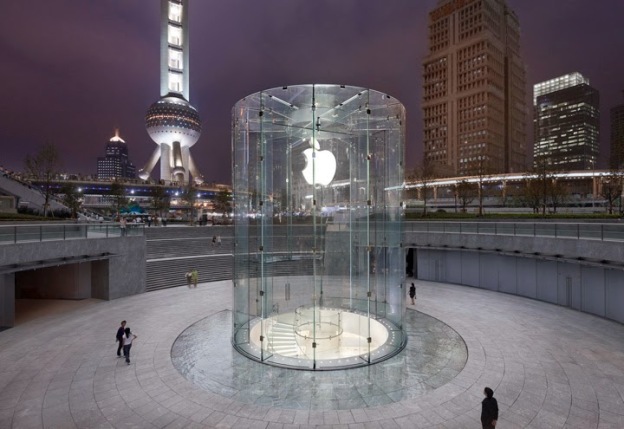 Последняя новость об Apple Store: в Китае появится еще один «цилиндр» от Apple
