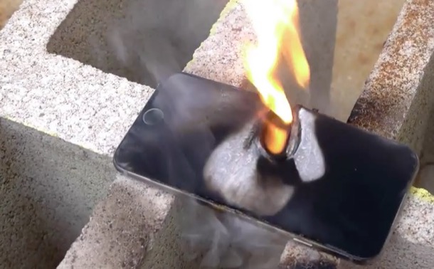 iPhone 6 горит