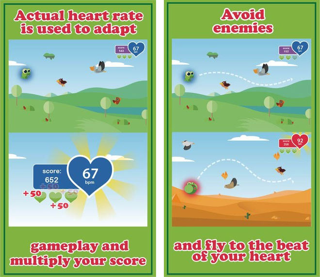 Skip a Beat Heart Rate Game
