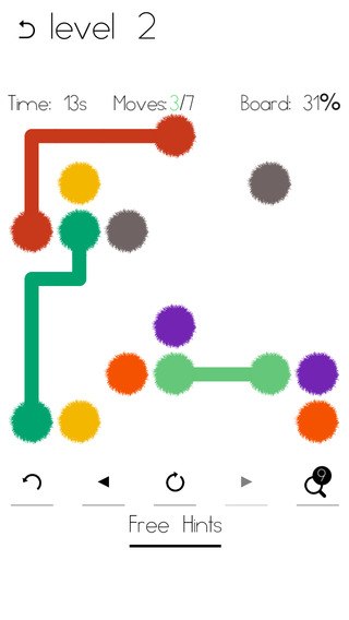 Poofies — Coloured Dots Flow Connecting And Pairing