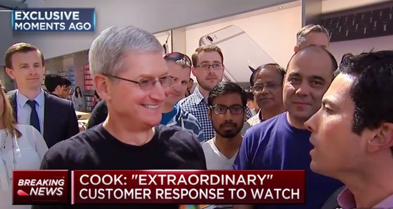 Tim Cook and Apple Watch